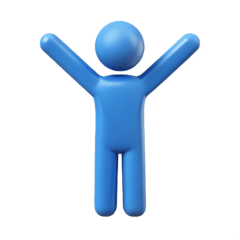 mysterious extraordinary Stick figure person with raised arms. Minimal, clean lines, flat color with Scalable Design. 8K png