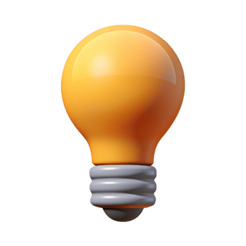 immaculate minimalist Minimalist depiction of a lightbulb. Single-weight stroke, flat color with Scalable Design. masterfully captured png