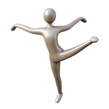 extraordinary notable Minimal silhouette of a ballet dancer. Single-weight stroke, with Scalable Design. png