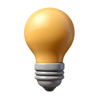 harmonious radiant Minimal outline of a lightbulb. Clean lines, with Scalable Design. ultra HD png