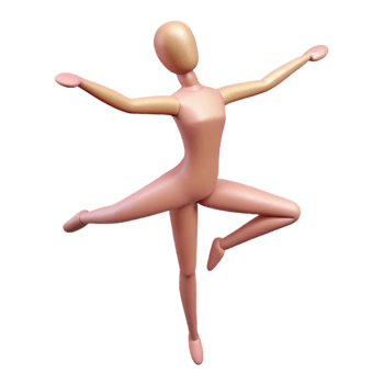 exquisite industrial Minimal silhouette of a ballet dancer. Single-weight stroke, with Scalable Design. genuine png