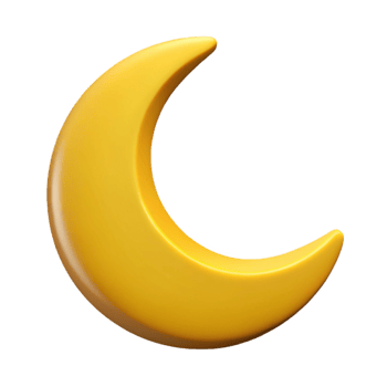 immaculate timeless Minimal design of a crescent moon. Flat color, clean lines with Scalable Design. png