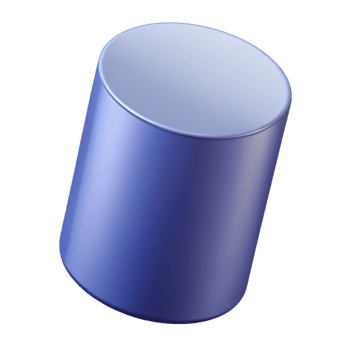 splendid notable Geometric drawing of a cylinder. Crisp edges, with Scalable Design. png