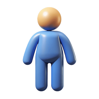 harmonious mesmerizing Abstract human figure with rounded head, stick limbs. Clean lines, minimal, flat color with Scalable Design. crisp png