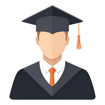 Graduate student icon, education, success png