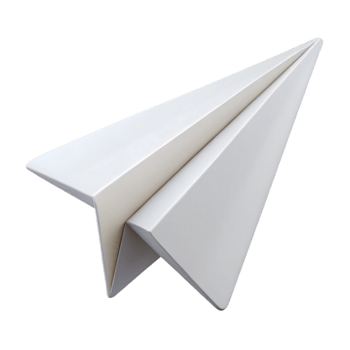 wonderful urban Scalable paper airplane icon with single-weight stroke. Flat white with Scalable Design. refined png