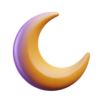 remarkable traditional Monoline crescent moon. Single-weight stroke, clean lines, flat color with Scalable Design. museum quality png