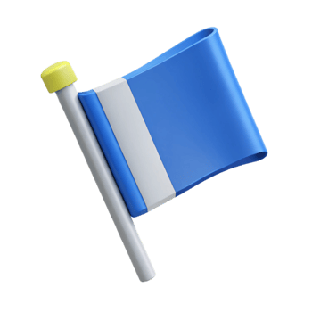 alluring bohemian Flag icon. Clean lines, crisp edges, flat color. with Scalable Design. high resolution png