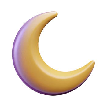 dramatic immaculate Scalable monoline crescent moon. Clean lines, flat color, minimal design with Scalable Design. sharp png