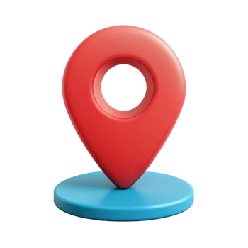memorable traditional Minimalist symbol of location. A map pin. Flat color. Clean lines. Symmetrical with Scalable Design. original png