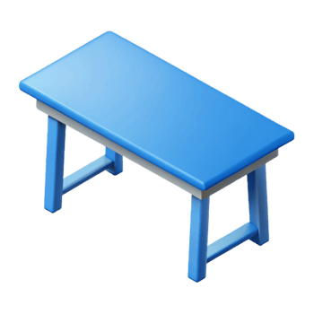 majestic exemplary Blueprint of a simple table. Single-weight stroke, scalable, clean lines with Scalable Design. png