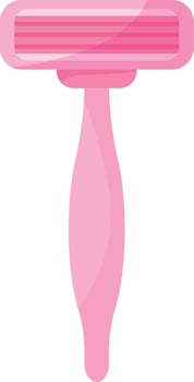 Pink Safety Razor Tool vector