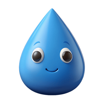 radiant nordic Teardrop character with a small, round eye. Clean lines, crisp edges, with Scalable Design. perfect clarity png