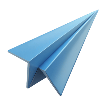 striking unforgettable Minimal outline of a paper airplane. Single-weight stroke, flat color with Scalable Design. png
