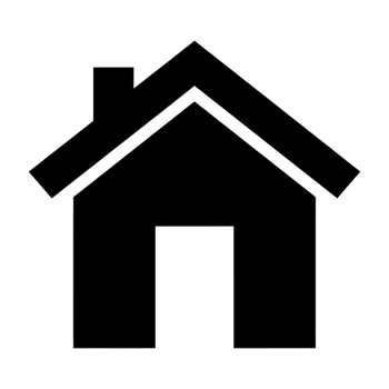 Simple Black Silhouette of a Home Icon Design png