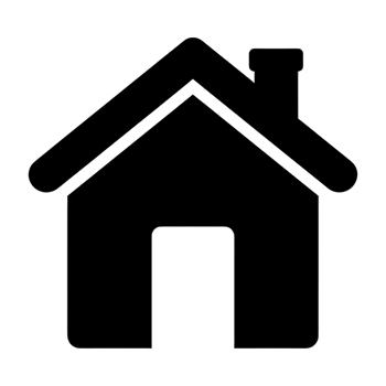 Simple House Icon for Home Page Design png