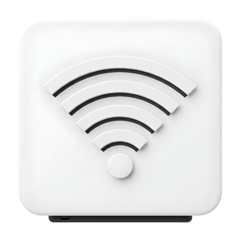 Modern Wireless Network Access Point Device Displaying Signal Strength png