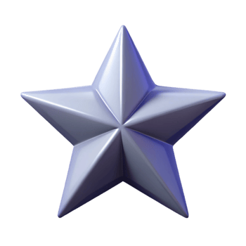 serene exceptional Symmetrical, stylized star with clean lines and flat color. with Scalable Design. png