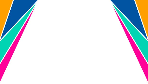 Abstract Geometric Side Border. Colorful Diagonal Shapes Design - Modern and vibrant abstract border with colorful diagonal shapes on the sides. png