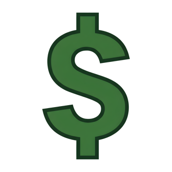 The Bold Green Symbol of Monetary Value png