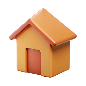 mesmerizing coveted House character with a square base and triangular roof. Simple, geometric, flat color with Scalable Design. png