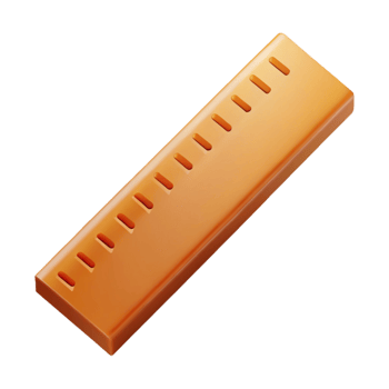 hypnotic exemplary Minimalist representation of a ruler. Single-weight stroke, crisp edges, with Scalable Design. png
