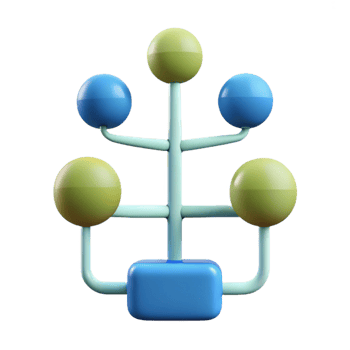 stunning acclaimed Minimal isometric tree with single-weight stroke branches. Solid color with Scalable Design. png