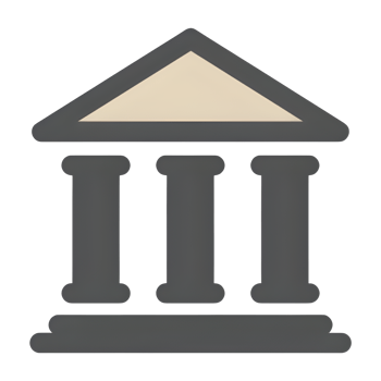 Emblematic Representation of Classical Architectural Grandeur and Authority png