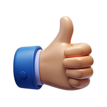 hypnotic standout A hand giving a thumbs up. Symmetrical, clean lines, crisp edges with Scalable Design. png