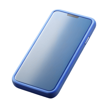 playful splendid Phone with rectangular screen. Crisp edges, minimal, single-weight stroke with Scalable Design. studio quality png