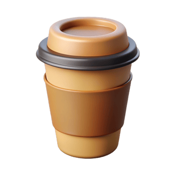 sumptuous memorable Crisp edges coffee cup icon. Flat color, minimal design with Scalable Design. png