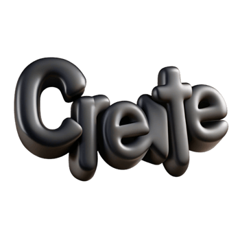 mesmerizing dynamic impressionist The word CREATE in a thin, black, sans-serif font. Minimal, crisp edges with Scalable Design. ultra HD png