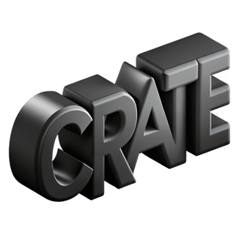 enchanting exemplary The word CREATE in a bold, geometric font. Flat black with Scalable Design. png