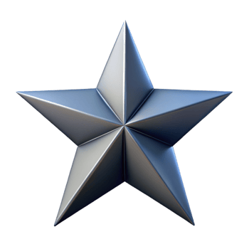 playful dramatic Geometric symbol of star. Five-pointed star with sharp points. Crisp edges, with Scalable Design. refined png