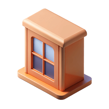 melancholic hypnotic Architectural plan of a small window. Minimal design, single-weight stroke with Scalable Design. exclusive png