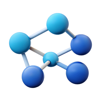 picturesque harmonious avant-garde A group of three connected circles representing network. Flat color, clean lines, minimal with Scalable Design. museum quality png