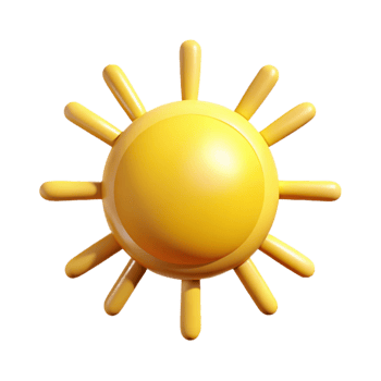 wonderful coastal A flat color yellow sun with eight rays. Clean lines, crisp edges with Scalable Design. elite png
