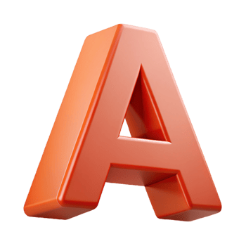 glorious playful baroque Stylized letter A with sharp edges. Minimal, flat color, with Scalable Design. authentic png