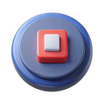glorious modern A minimal stop button icon. Scalable, flat color with Scalable Design. detailed png