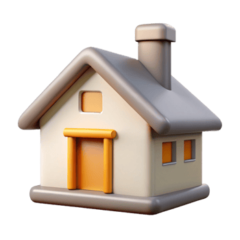 spectacular nostalgic surreal Simple outline of a house with a chimney. Single-weight stroke, crisp edges, with Scalable Design. handcrafted png