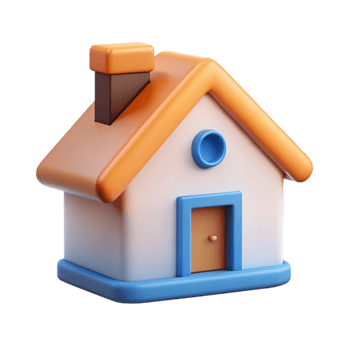 spectacular tropical A minimalist house icon. Roof, walls, chimney. Clean lines, flat color. FORMAT with Scalable Design. detailed png