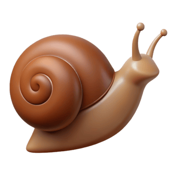 picturesque rare Silhouette of a crawling snail. Clean lines, flat color, with Scalable Design. png