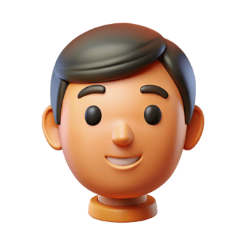 elegant avant-garde Symmetrical face icon. Single-weight stroke, crisp edges with Scalable Design. crisp png