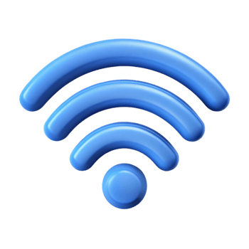 striking notable Simple wifi symbol. Connection and internet. Clean lines, flat color. Single-weight stroke with Scalable Design. png
