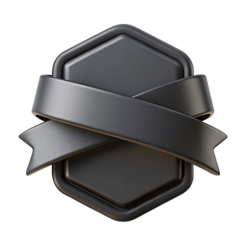 wonderful dreamy industrial Banner badge with text placeholder, flat black color, crisp edges with Scalable Design. gallery standard png