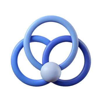 melancholic extraordinary Minimalist symbol of interconnectedness. Three overlapping circles. Clean lines, flat color, with Scalable Design. perfect clarity png