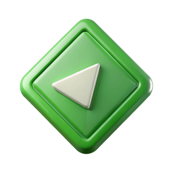 pristine bold mid-century Triangular badge, geometric shape, clean lines, flat green color, with Scalable Design. ultra HD png