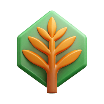 mesmerizing inspired Symmetrical logo featuring a stylized tree. Flat color, clean lines with Scalable Design. png