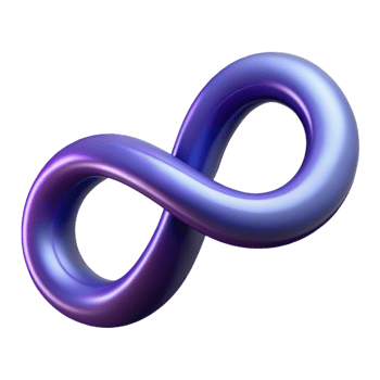 quintessential renaissance Abstract infinity symbol. Eternity and limitless. Crisp edges, minimal design. with Scalable Design. fine detail png