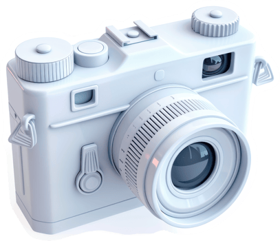 Vintage, minimalist camera graphic illustration. png